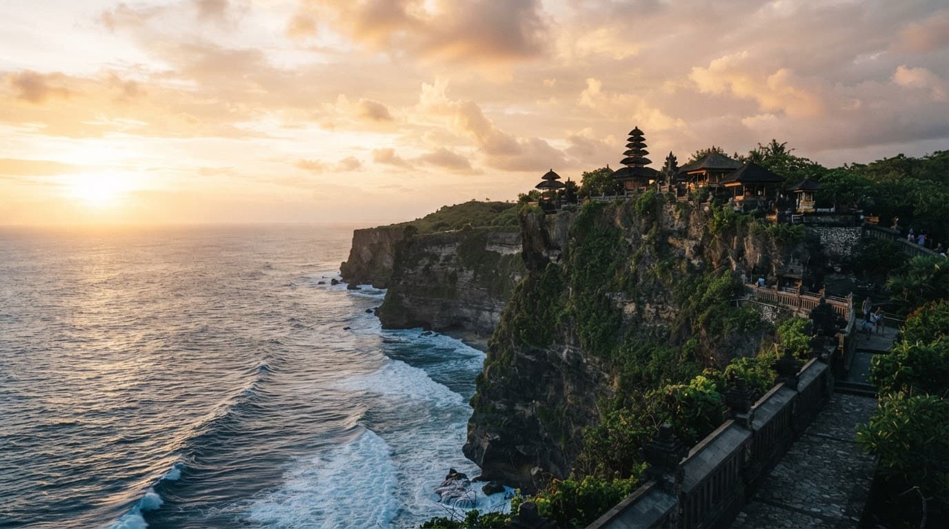 Nusa Dua, Uluwatu Cliff & Jimbaran Sunset